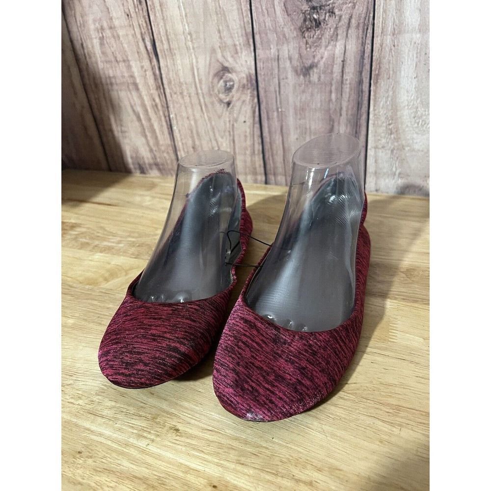 Wet Seal Flats Burgundy Size 8